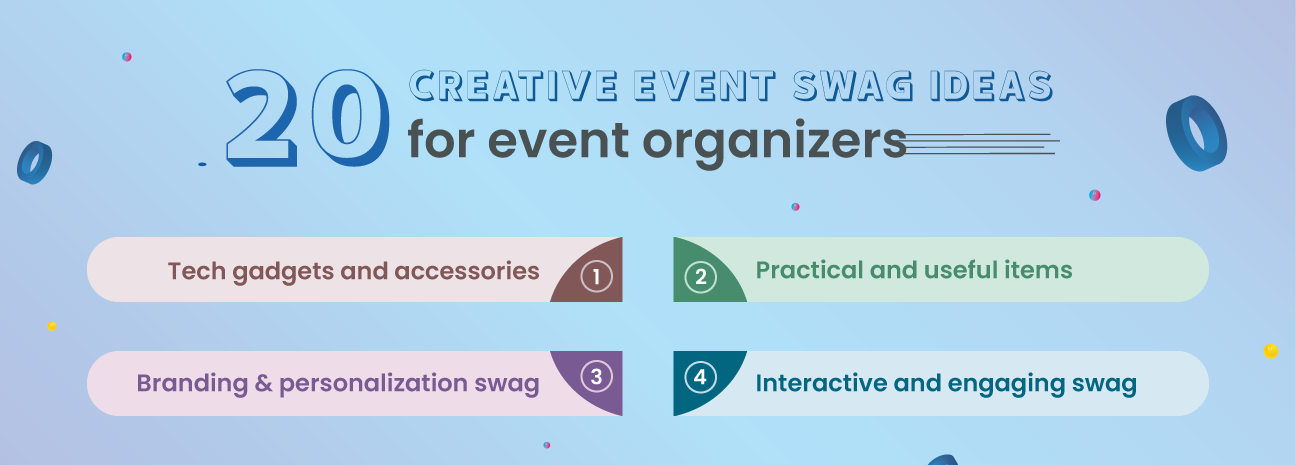 20 creative conference swag for event organizers
